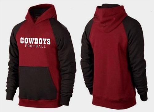 NFL Men's Nike Dallas Cowboys English Version Pullover Hoodie - Red/Brown